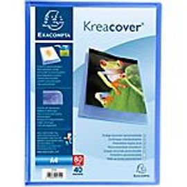 Protège-Documents Soudé Exacompta Krea Cover A4 Bleu