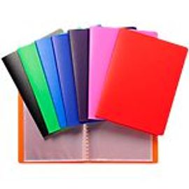 Protège-Documents 20 Vues / 10 Pochettes - Exacompta - Pocket - Assortiment - 11 X 15 Cm