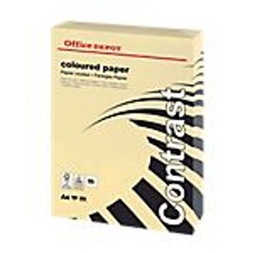 Ramette De Papier Couleur Creme Pastel De 250 Feuilles - Office Depot - A4 - 160g/M²