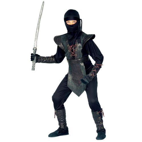 Déguisement Guerrier Ninja Enfant Marron 5-7 Ans (128 Cm)