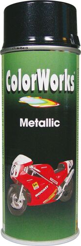 Peinture aérosol métallisée noir - 400 ml