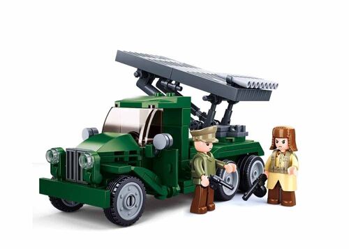 Sluban Army Battle Of Budapest - Katyusha Rocket 201 Pi Ces M38-B0975 Multicolore