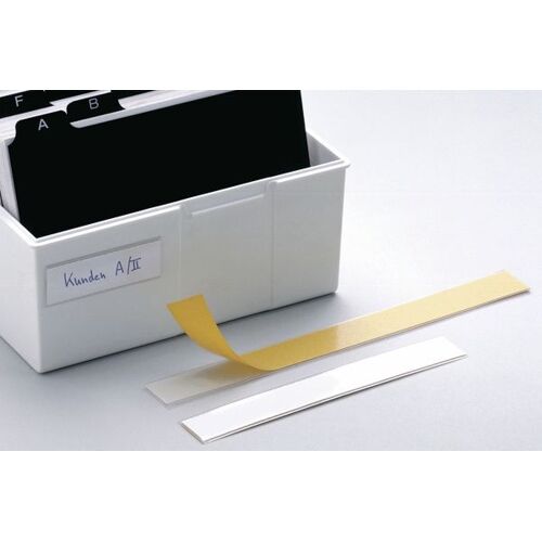 Durable Labelfix 15 X 200 Mm Étiquette Auto-Collante Rectangle Blanc, Jaune 10 Pièces