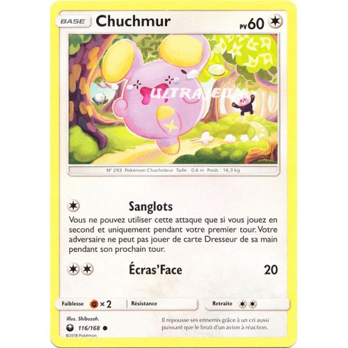 Pokémon - 116-R/168 - Chuchmur - Reverse