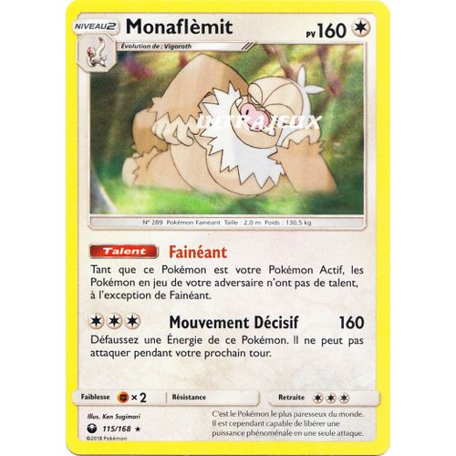 Pokémon - 115/168 - Monaflémit - Sl7 - Soleil Et Lune - Tempête Céleste - Holo Rare