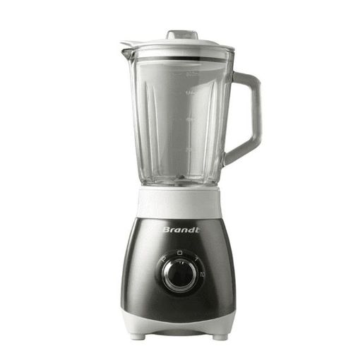 Brandt BLE250G - Bol mixeur blender - 0.8 litres - 250 Watt - gris métallisé