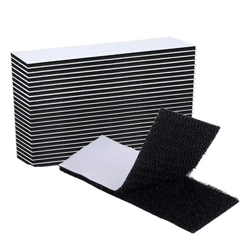 Bandes auto-adhésives à boucles et crochets refermables Double face, 18 pièces, 3x10cm