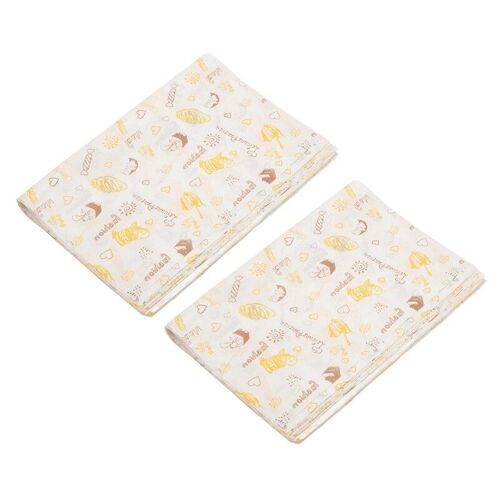 Sandwich Papier D'emballage à Hamburger Pain Papier Plateau de Four De Papier Buvard Papier Sulfurisé Papier Doublure (100Pcs)-FS-PHFU