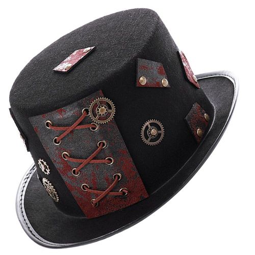 Chapeau Décoratif Style Punk, Couvre-Chef Steampunk, Coiffe De Cosplay Pour Femme Et Homme, 1 Pièce