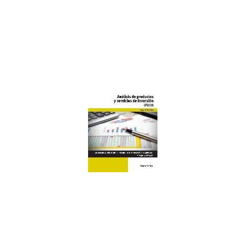 Análisis De Productos Y Servicios De Inversión. Certificados De Profesionalidad. Financiación De Empresas
