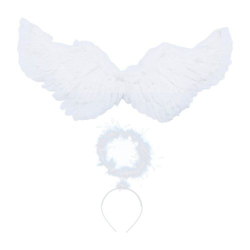 Costume D'ange Pour Enfants, Bandeau, Ailes, Blanc, Halloween