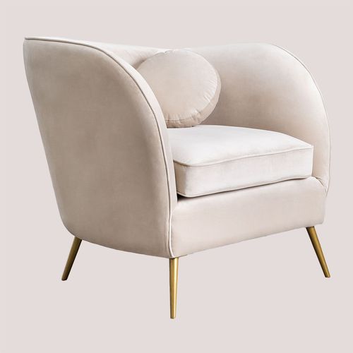 Fauteuil En Velours Clovys