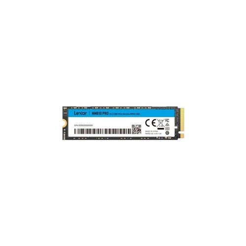 Disque dur SSD - NVMe M.2 Type 2280 Lexar NM610 Pro 500Go