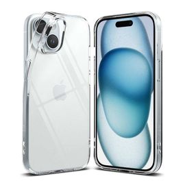 Coque silicone souple transparente pour iPhone 15 - Toproduits®