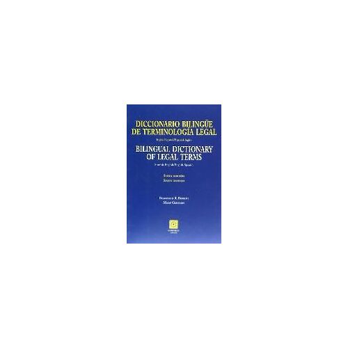 Diccionario Bilingüe De Terminología Legal Inglés-Español, Español-Inglés