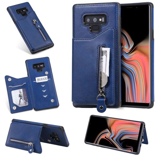 Coque Samsung Galaxy Note 9,Etui Pour Samsung Galaxy Note 9,Coque En Cuir Pour Samsung Galaxy Note 9,Convient A Etui La Samsung Galaxy Note 9,Bleu