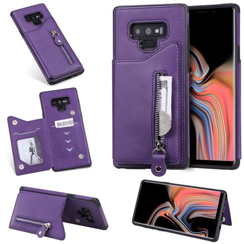 Coque Samsung Galaxy Note 9,Etui pour Samsung Galaxy Note 9,Coque en cuir pour Samsung Galaxy Note 9,Convient a etui la Samsung Galaxy Note 9,Violet