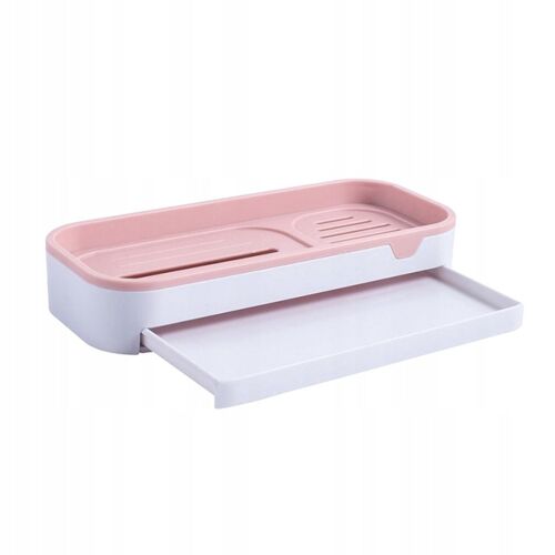 Porte-Savon, Porte-Savons De Salle De Bain, Salle De Bain Auto-Drainante En Rose