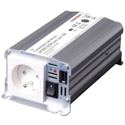 Convertisseur De Tension - Thomson - 24/220 V - 600 W - Avec Prise Usb