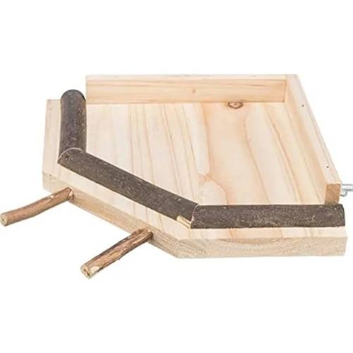 Plateforme Avec Perchoirs - Trixie - 51698 - Bois - 19 × 19 Cm - Montage Facile