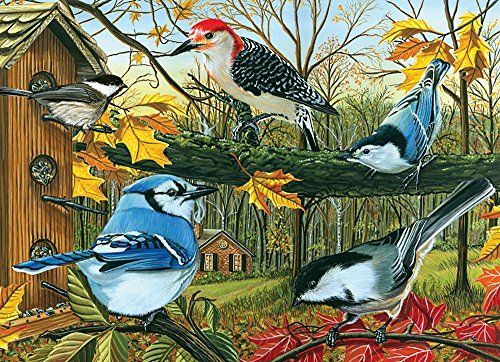 Cobble Hill Blue Jay And Friends Jigsaw Puzzle