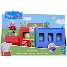 Coffret Peppa Pig : Train Avec Wagon 28 Cm + 2 Figurines Mme Rabbit Et Peppa Le Cochon + 1carte Tigre - Nouveaut?