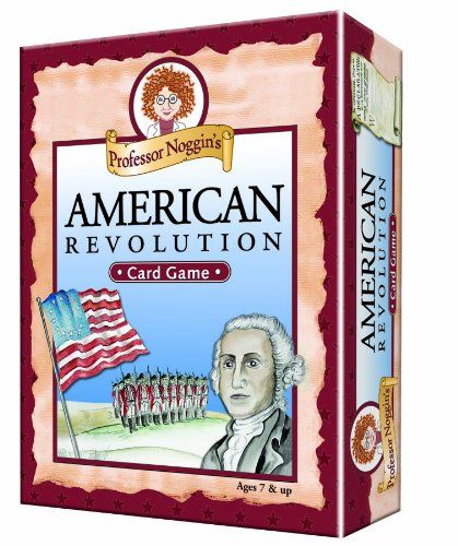 Professor Noggins American Revolution - A Educational Trivia Based Card Game For Kids