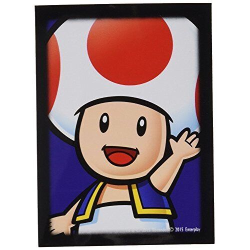 65 Ultra Pro Super Mario Brothers TOAD Deck Protectors Sleeves Standard Size MTG
