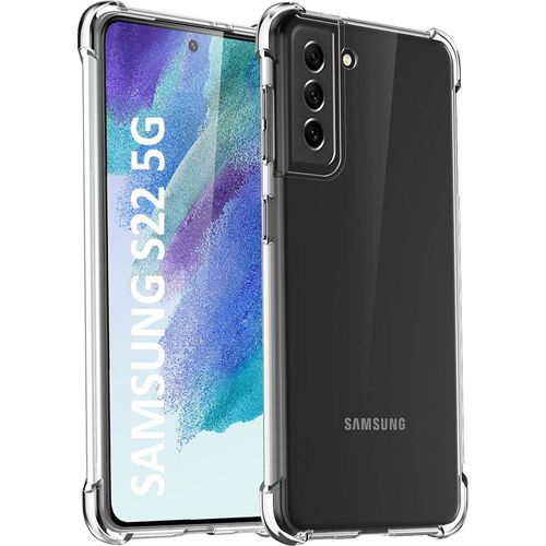 Coque Pour Samsung S22 5g - Antichoc Protection Silicone Souple Transparent Phonillico®