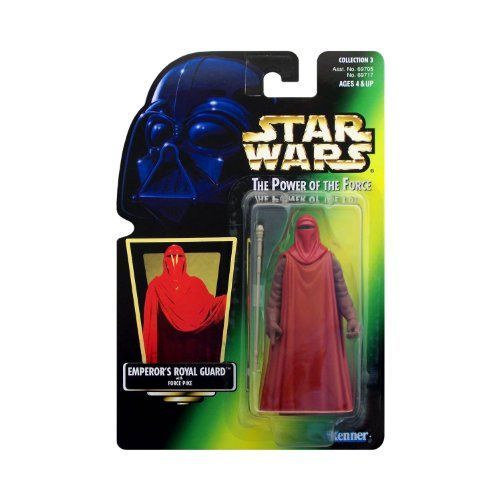 Star Wars Power Of The Force Green Card Emperors Royal Guard Action Figure 3.75 Inches