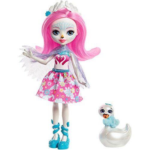 Enchantimals Saffi Swan Doll &amp Poise Figure