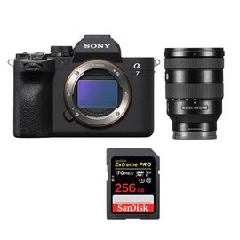 Sony Alpha A7 Mark IV Body+Sony FE 24-105mm f4 G OSS+SanDisk 256GB Extreme PRO SDXC UHS-I U3 V30 200MBs