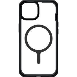 Coque Renforcée Iphone 14 Plus Compatible Magsafe Hybrid Solid R 100% Plastique Recyclé Transparente Noire Itskins