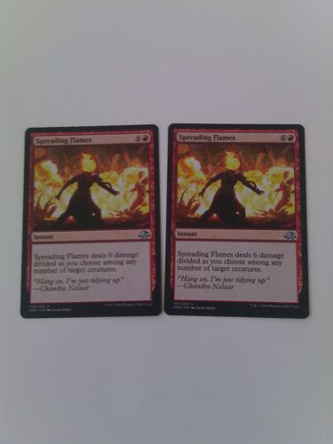 Cartes Magic: Lot De 2 Cartes Spreading Flames