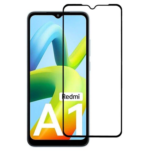 Verre trempe pour Xiaomi Redmi A1 / A2 - film de protection incurve integral - NOIR