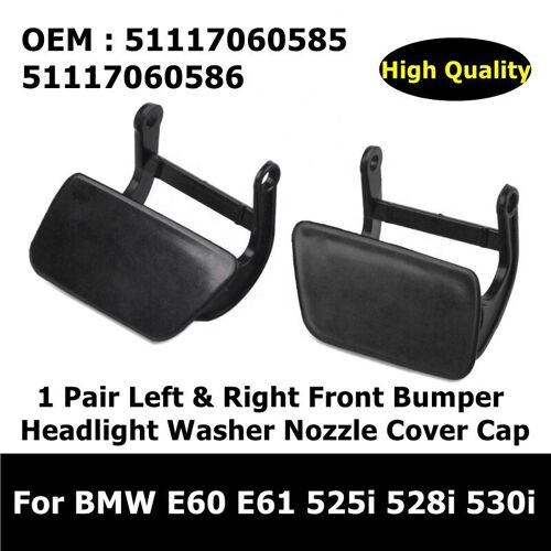 Couvercle De Buse De Pare-Choc Avant Gauche Et Droite, 1 Paire, Pour Bmw E60 E61 525i 528i 530i, 51117060585 51117060586 " Nipseyteko "