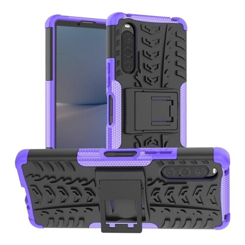 Coque pour Sony Xperia 10 V - housse etui rigide anti choc + film ecran - MAUVE