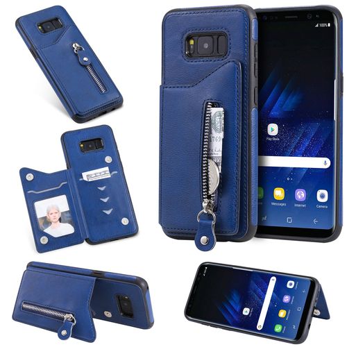 Coque Samsung Galaxy S8 Plus,Etui Pour Samsung Galaxy S8 Plus,Coque En Cuir Pour Samsung Galaxy S8 Plus,Convient A Etui La Samsung Galaxy S8 Plus,Bleu
