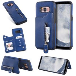 Coque Samsung Galaxy S8,Etui Pour Samsung Galaxy S8,Coque En Cuir Pour Samsung Galaxy S8,Convient A Etui La Samsung Galaxy S8,Bleu