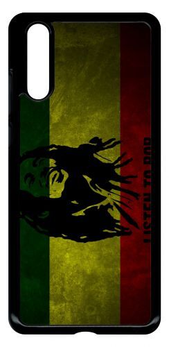 Coque Huawei P20 - Listen To Bob Marley - Noir