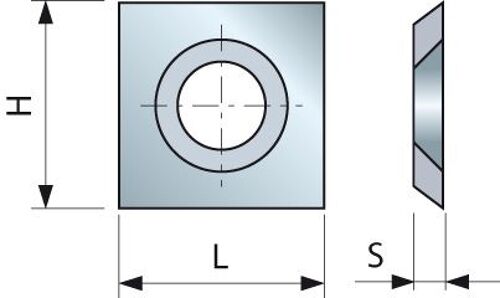 Araseur carré 31° 14x14x2 - F03FH03034 -RG01MAA310