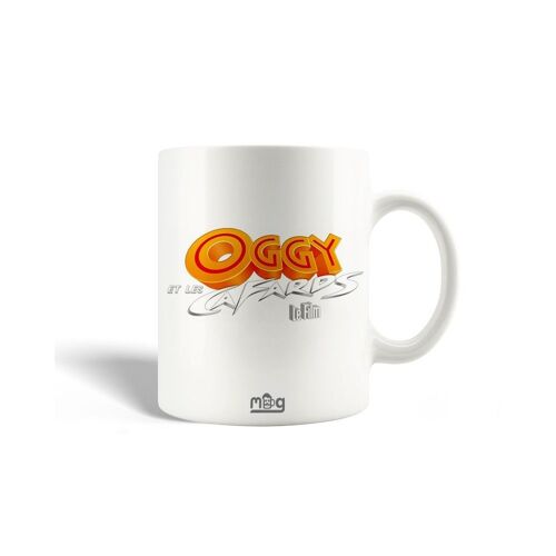 Mug En Céramique Oggy Et Les Cafards Logo Orange