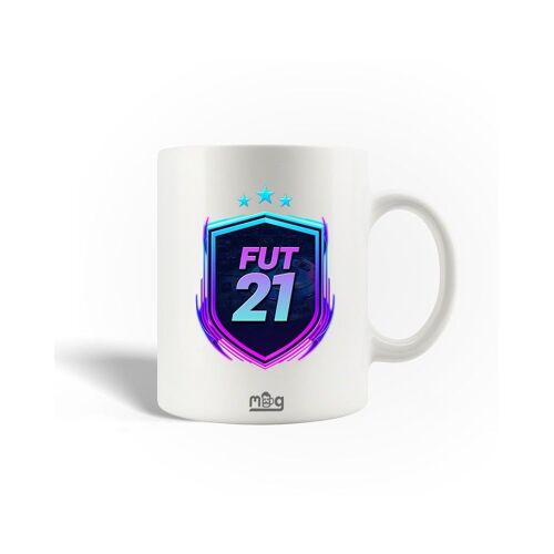 Mug En Céramique Fifa 21 Ultimate Team Fut 21 Jeu Vidéo Logo Violet Bleu