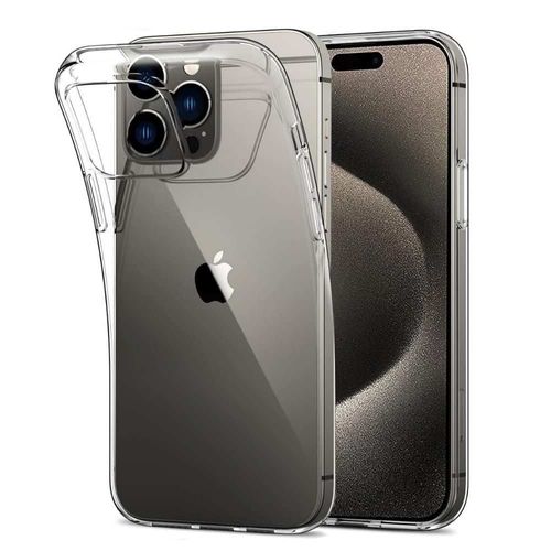 Coque silicone souple transparente pour iPhone 15 Pro max - Toproduits®