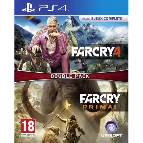 Far Cry Double Pack : Far Cry 4 + Far Cry Primal PS4