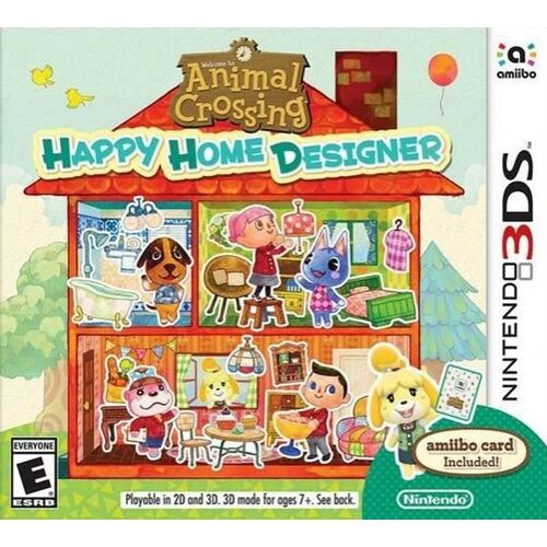 Animal Crossing : Happy Home Designer (1 carte Amiibo AC HHD incluse) Édition Limitée 3DS