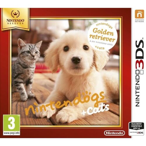 Nintendogs & cats - golden retriver & ses nouveaux amis 3DS