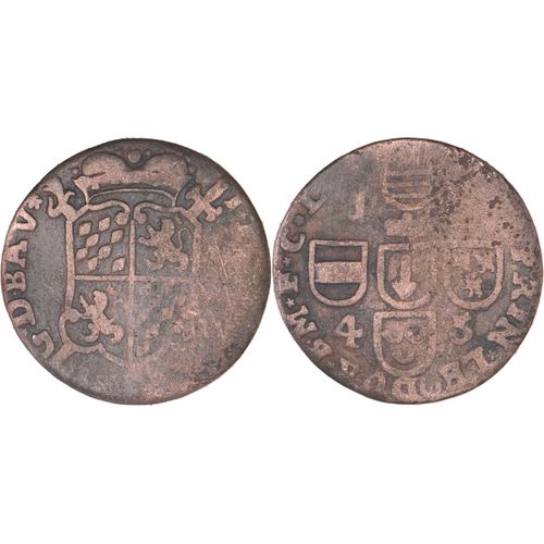 Pays-Bas Féodaux - Belgique - Principauté Épiscopale De Liège - 1745 - Liard - Jean-Théodore De Bavière - 06-162