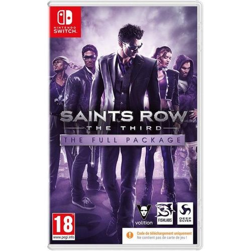 Saints Row The Third - code in box Switch