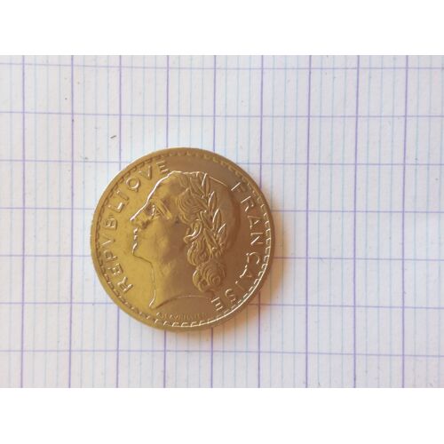 5 Francs Lavrillier Nickel 1935